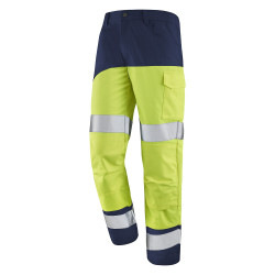 pantalon travail fluo