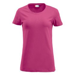 t shirt travail femme rose