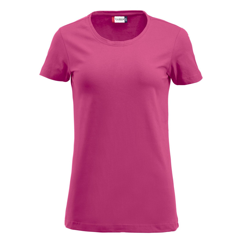 t shirt travail femme rose