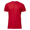 t shirt travail rouge homme
