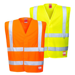 Generic Chasuble Gilet Haute Visibilité Pour Chantier Ou En Automobile Avec  Poche - Prix pas cher