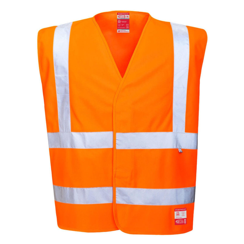 Gilet Haute visibilité professionnel de travail mixte manutention