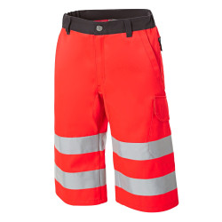 short rouge haute visibilité