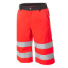short rouge haute visibilité