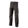 Pantalon de travail stretch sans poches genoux Chinook Lafont Collection Stone gris charbon
