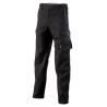 Pantalon pro de travail stretch sans poches genoux Chinook Lafont Collection Stone noir