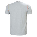 Tee shirt Professionnel gris 100% coton Helly Hansen Workwear modèle OXFORD	