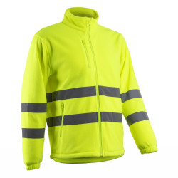 polaire jaune haute visibilité
