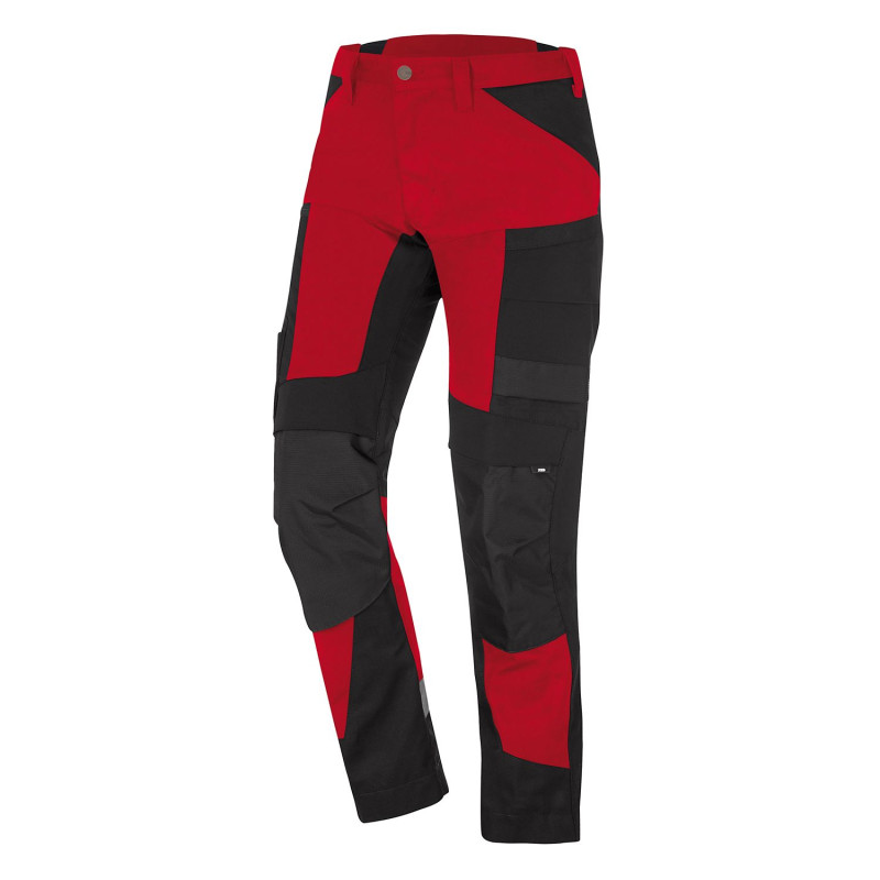 pantalon travail rouge