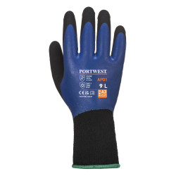 Portwest - Gants anti froid Cold Grip Orange / Bleu Taille 9