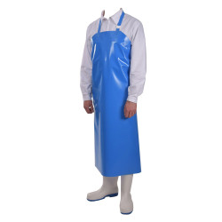 Tablier polyuréthane bleu manulatex	