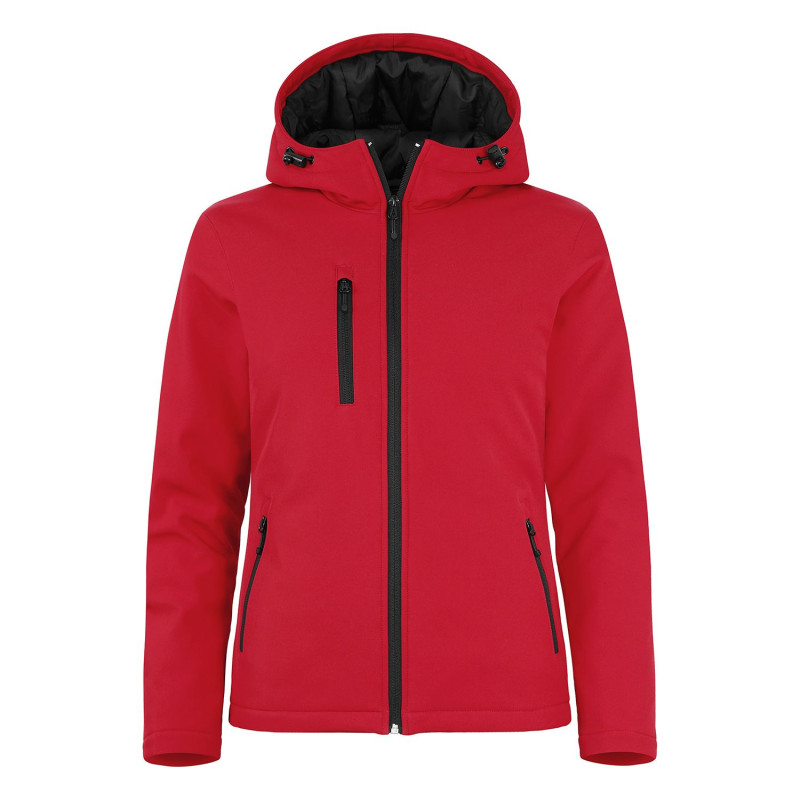 veste travail rouge femme