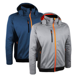 Veste de travail hiver homme 2 en 1 en Softshell - BGA Vêtements