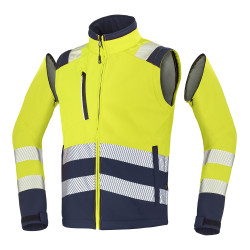 gilet haute visibilité 2 en 1