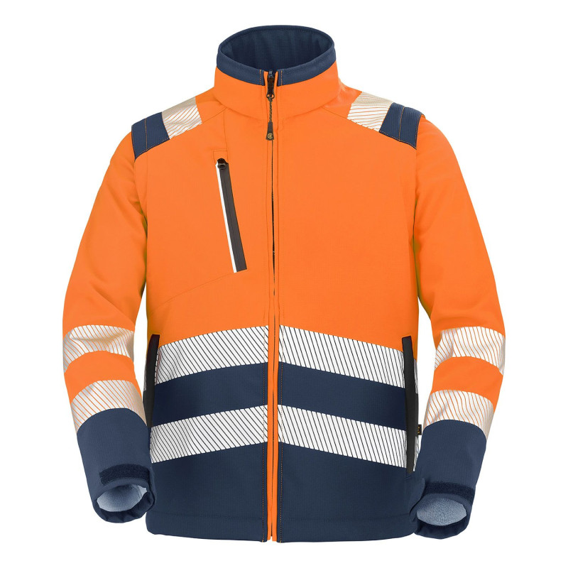 veste haute visibilité softshell