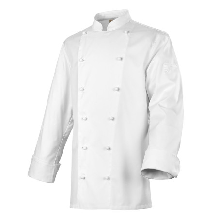 Veste de cuisine boutons fait main MONBLANC