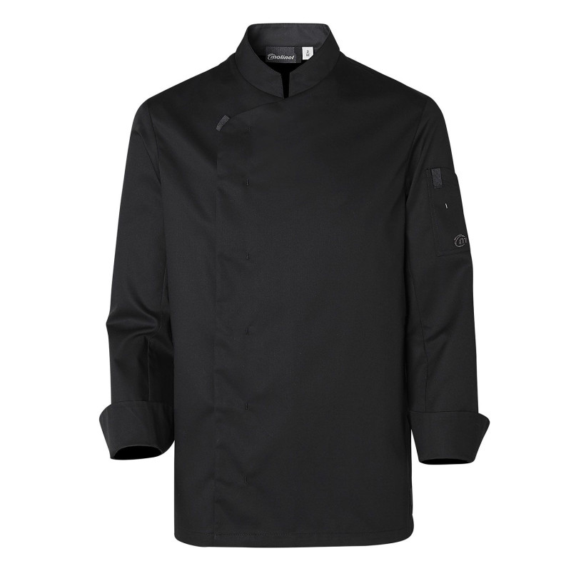 Molinel- Veste de cuisine manches longues  noir