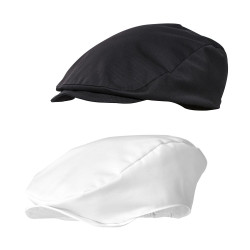 Casquette cuisine noir et blanc