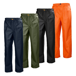 Pantalon travail anti pluie imperméable helly hansen	