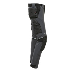 pantalon travail gris homme