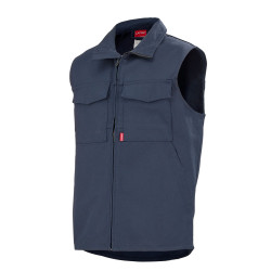 Gilet professionnel sans métal Lafont GRANIT Work Collection bleu marine