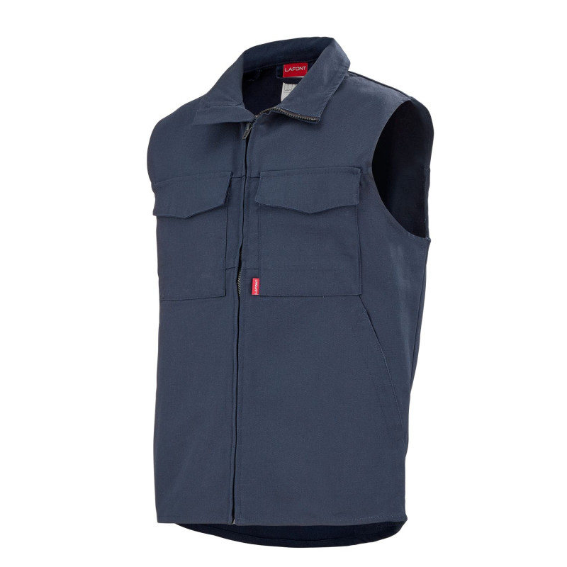 Gilet professionnel sans métal Lafont GRANIT Work Collection bleu marine