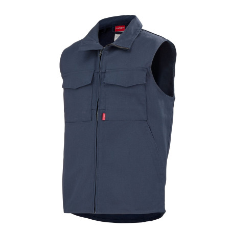 Gilet professionnel sans métal Lafont GRANIT Work Collection bleu marine Gilet professionnel sans métal Lafont GRANIT Work Collection bleu marine
