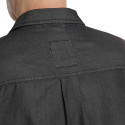chemise travail en jean confortable noire