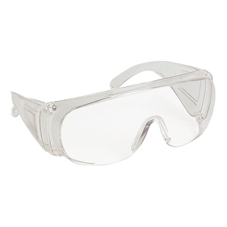 Lunette de Protection Lot de 12 Lunettes de Protection Travail Lunettes de  Sécurité Anti-buée Surlunettes de Protection pour Jardin Industrie  Laboratoire Chimie : : Bricolage