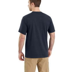 Carhartt T-Shirt de Travail Homme à Poches Col Rond Manche