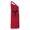 Tablier boucher bordeaux