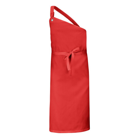 Tablier boucher rouge
