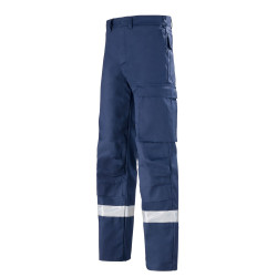 pantalon atex bleu