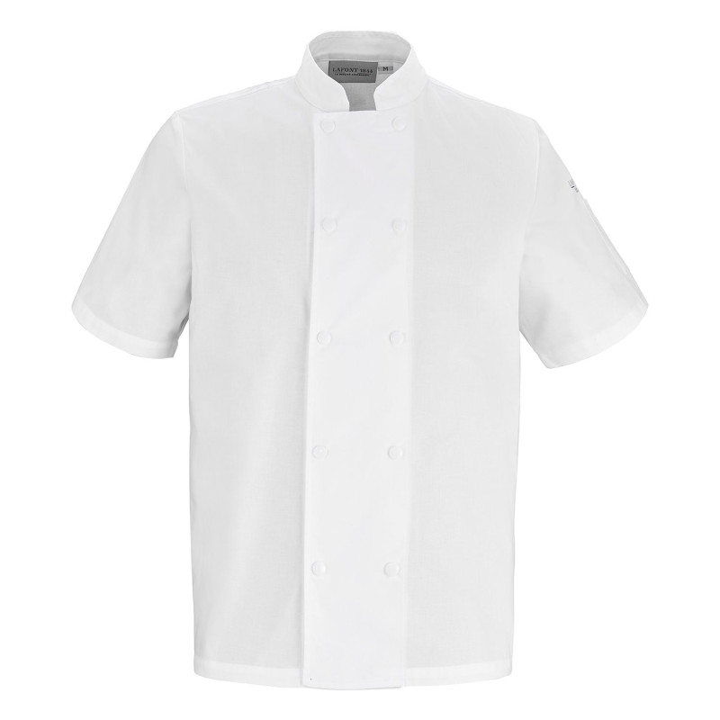 Veste de cuisine manches courtes 100% coton