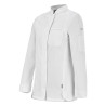 Veste cuisine blanche respirante femme	