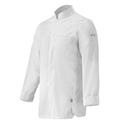 Veste cuisine blanche respirante pour homme	