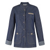 Veste cuisine jean femme