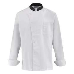 veste cuisine col officier homme	