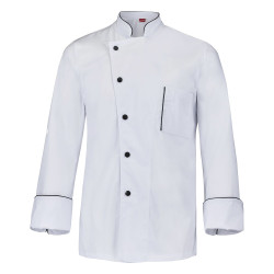 Veste cuisine blanche homme