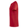 T-Shirt pro Clique 100% coton rouge à manches courtes
