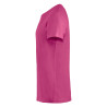 T-Shirt pro Clique 100% coton rose manches courtes