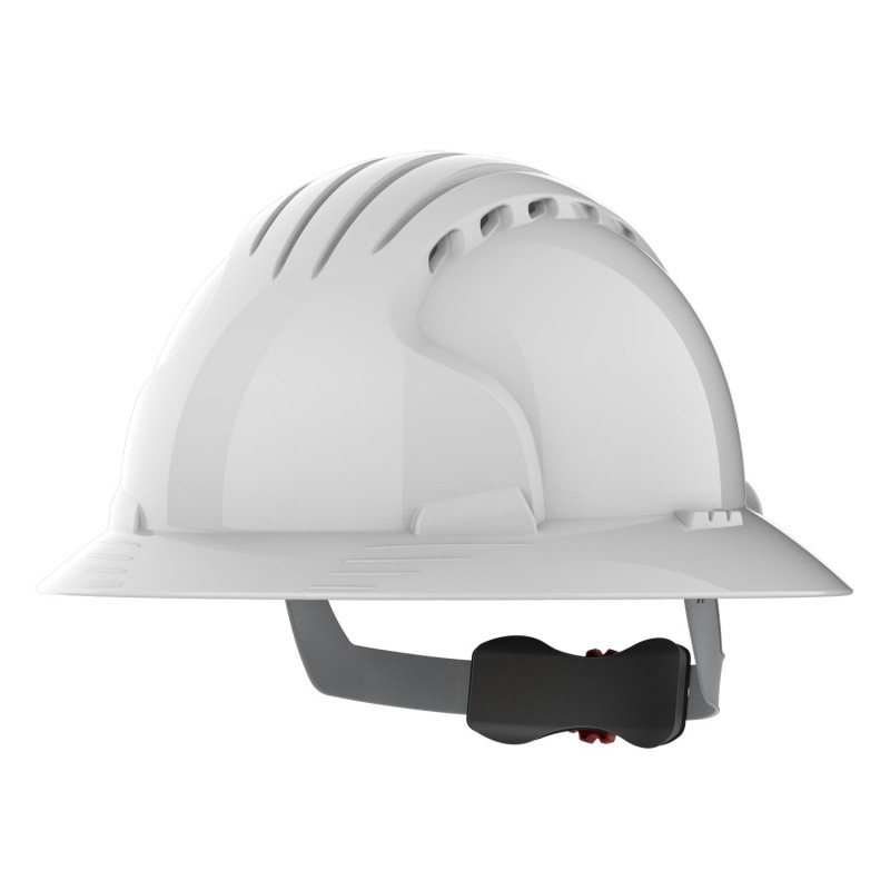 Casque de chantier avec visière intégrale