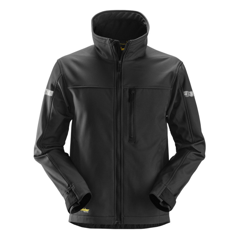 Veste softshell de travail noir