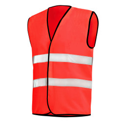 gilet rouge haute visibilité