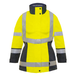 Parka hiver haute visibilité femme T2S CALIFORNIA