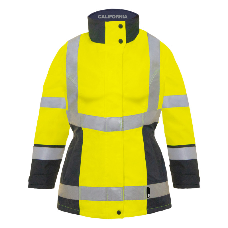 Parka hiver haute visibilité femme T2S CALIFORNIA