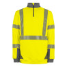 Pull haute visibilité T2S DARWIN jaune fluo