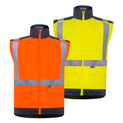 Gilet haute-visibilité jaune en tissu mesh Würth MODYF