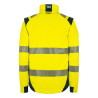 veste travail jaune fluo