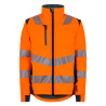 veste travail orange haute visibilité